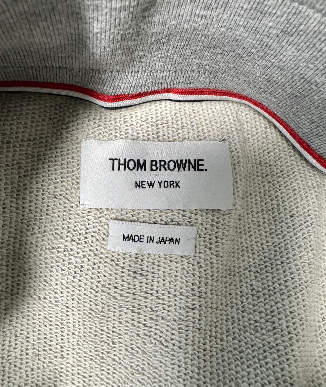 THOM BROWNE 톰브라운 그레이 컬러 사선 완장 트레이닝 조거팬츠  상품이미지5