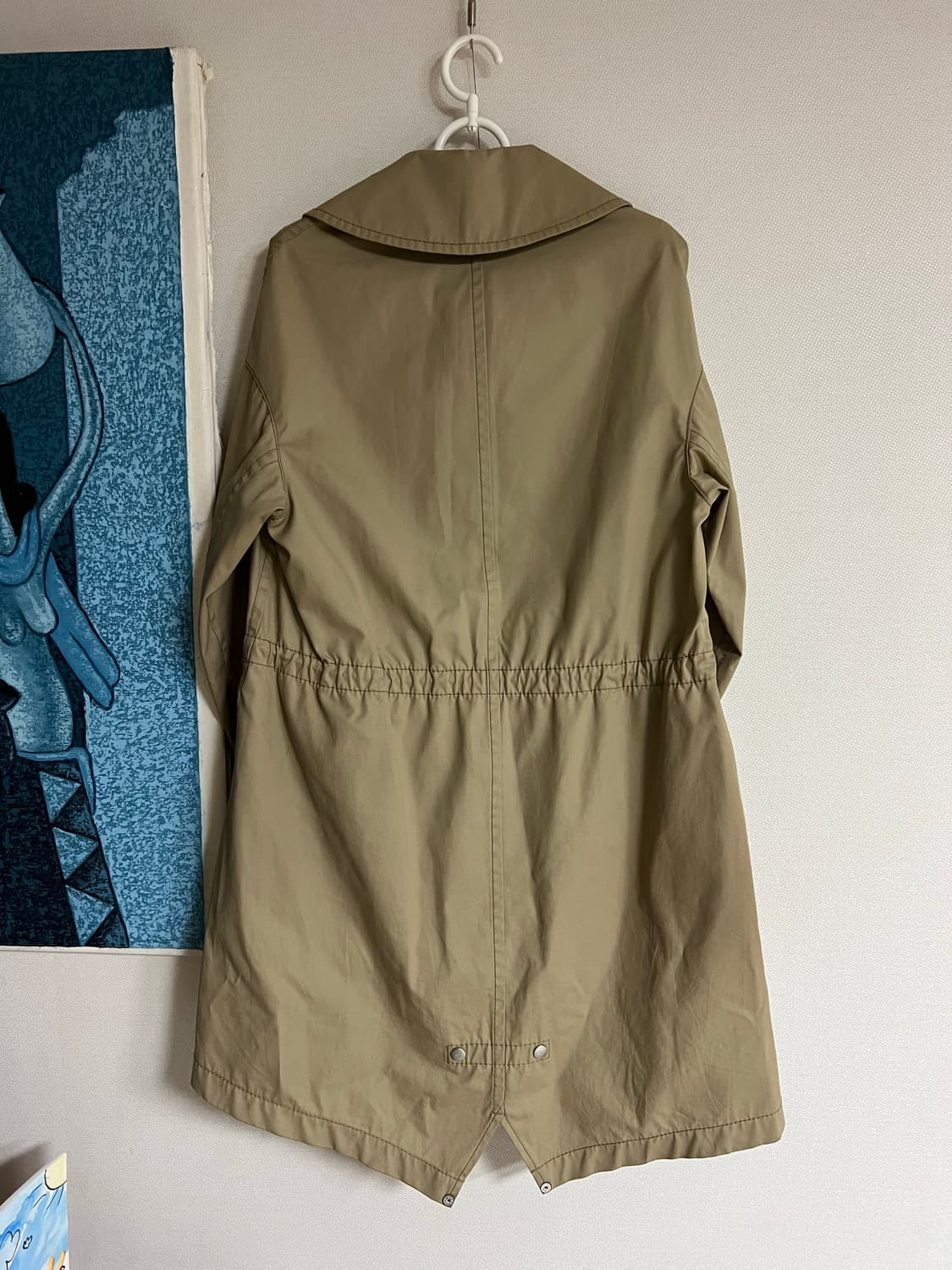 트리콧 꼼데가르송 트렌치 변형 미니원피스 s 상품이미지4