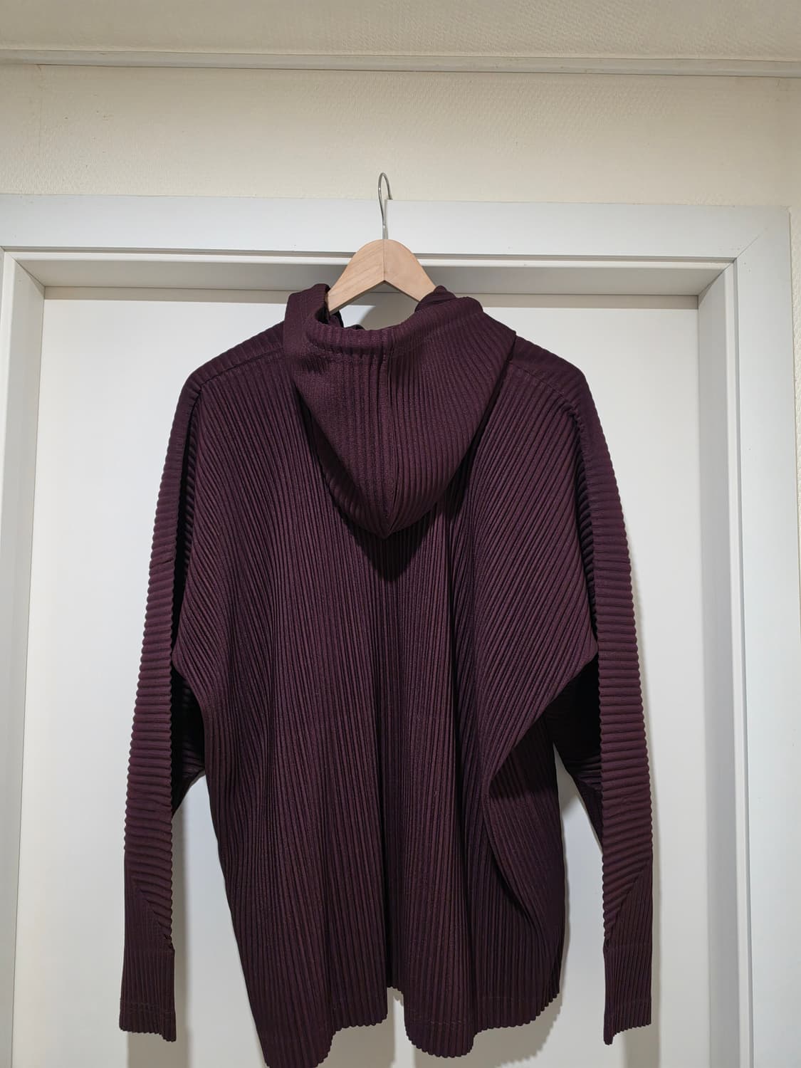 옴므플리세 버건디 후드 아노락 / 4 상품이미지3