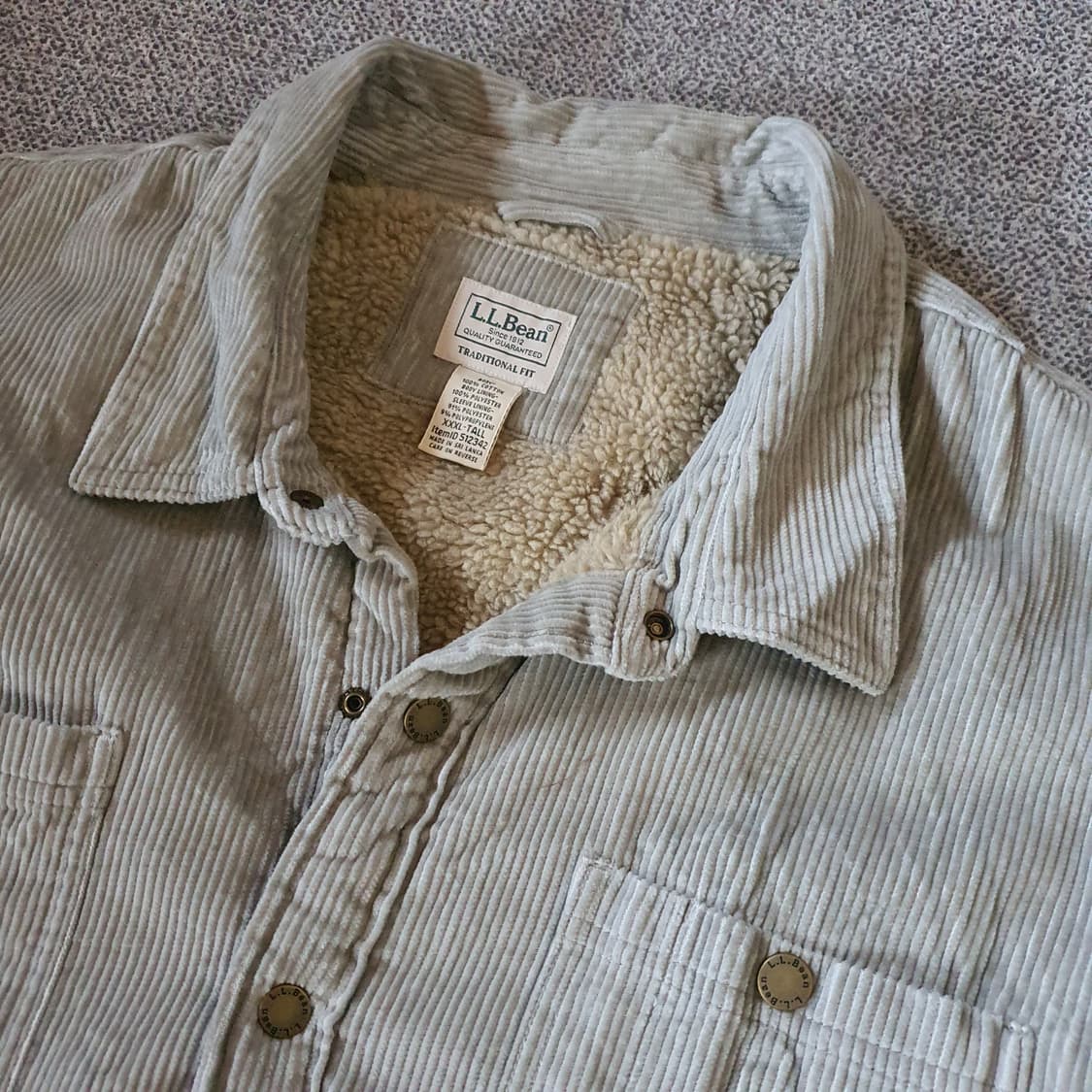 L.L.Bean 코듀로이 셰르파 셔츠 자켓  no.35 상품이미지3
