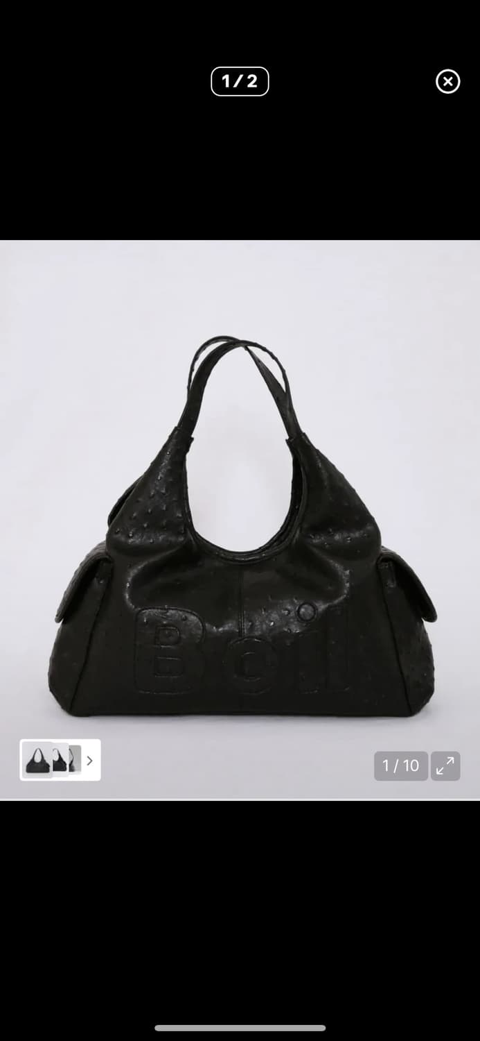 보일테일 숄더백 블랙 판매 상품이미지1