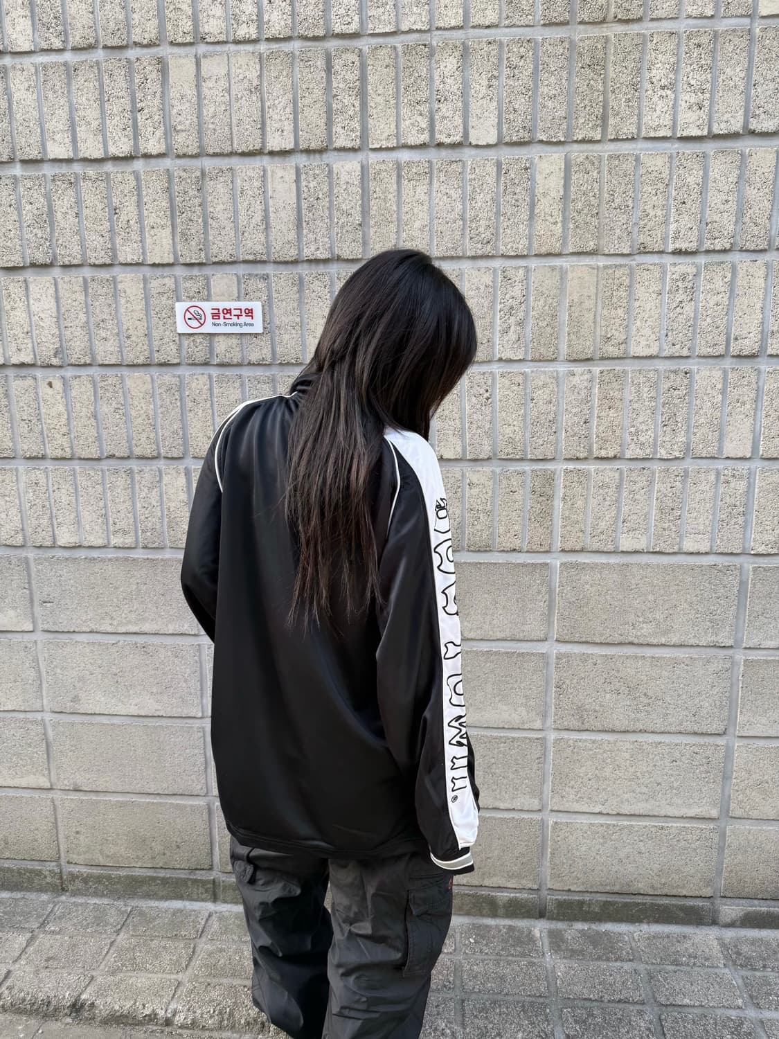 도그타운 오버핏 사이드 로고 집업 상품이미지8