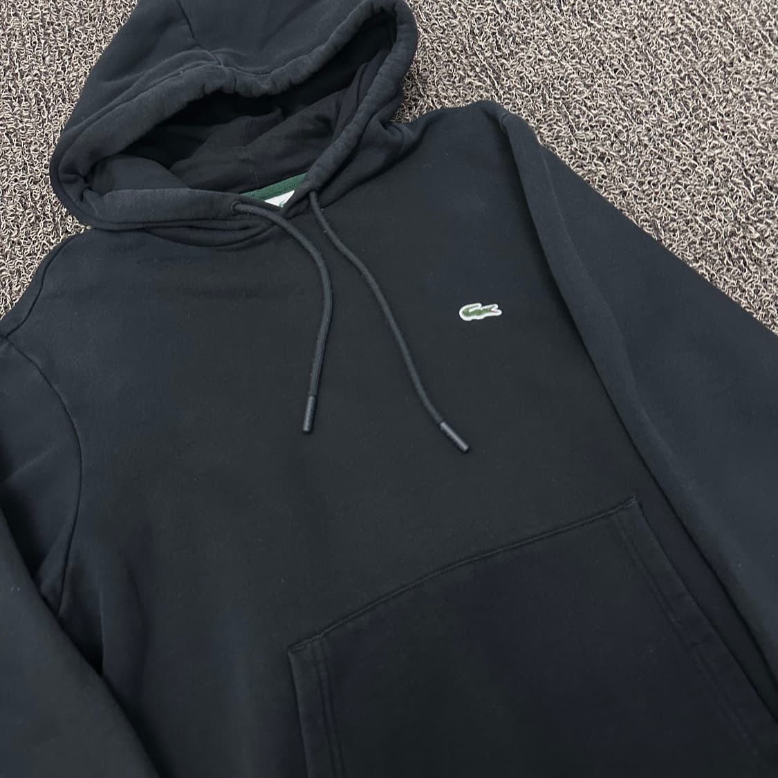 라코스테 기모 후드티셔츠 블랙 M 상품이미지2