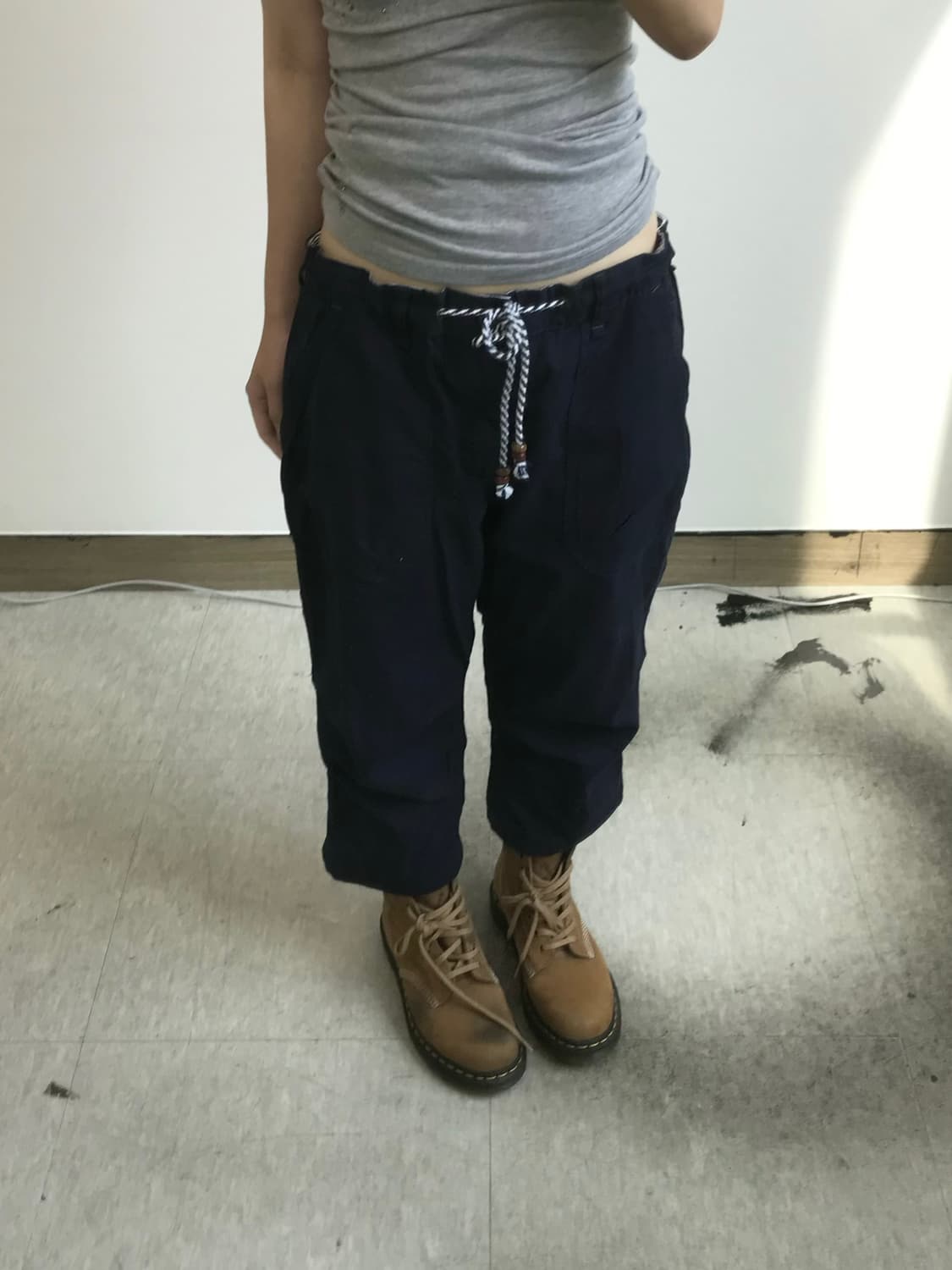 빈티지 투웨이 롤업 카프리 팬츠 상품이미지2