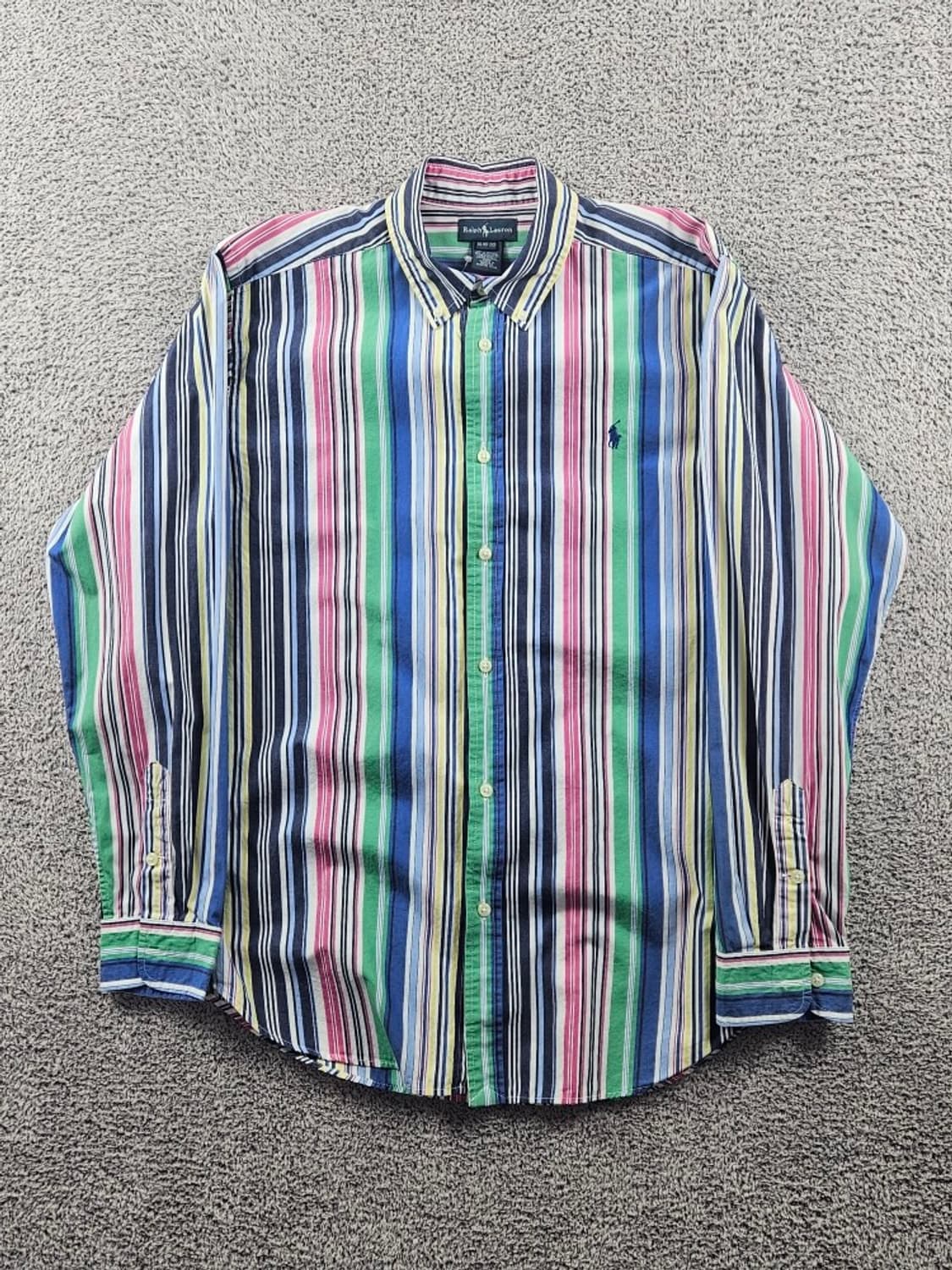 폴로랄프로렌 멀티컬러 스트라이프 패턴 셔츠 ( XL ) / 11027 상품이미지2