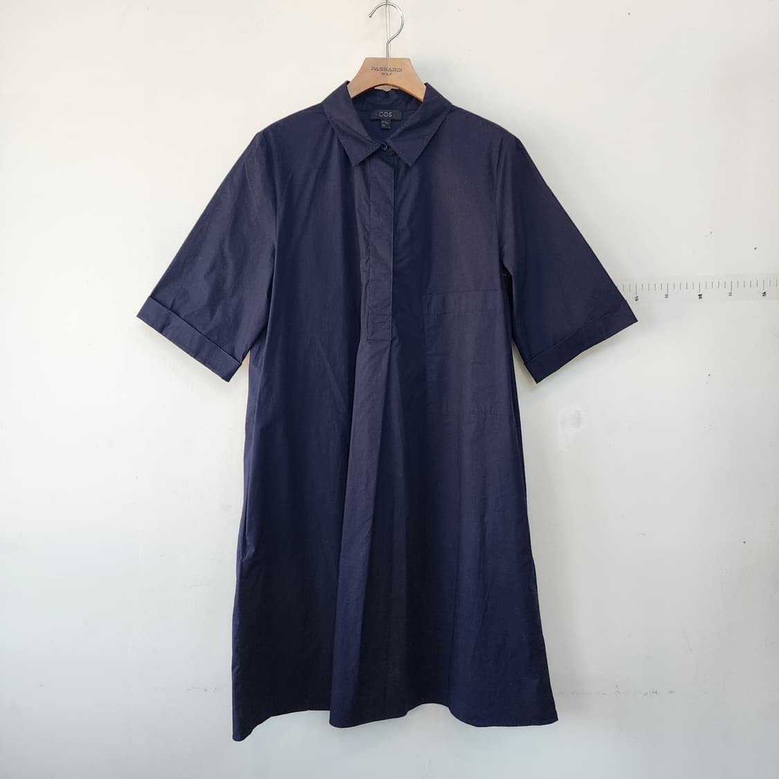 COS 코스 네이비 반팔 셔츠 원피스 상품이미지1