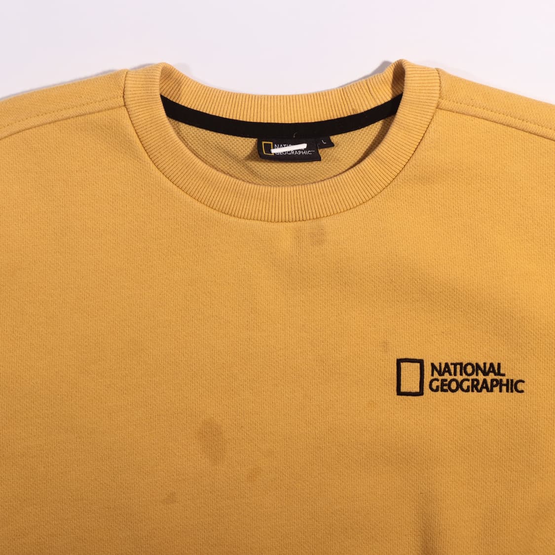 내셔널지오그래픽 자수로고 맨투맨 B625 상품이미지2