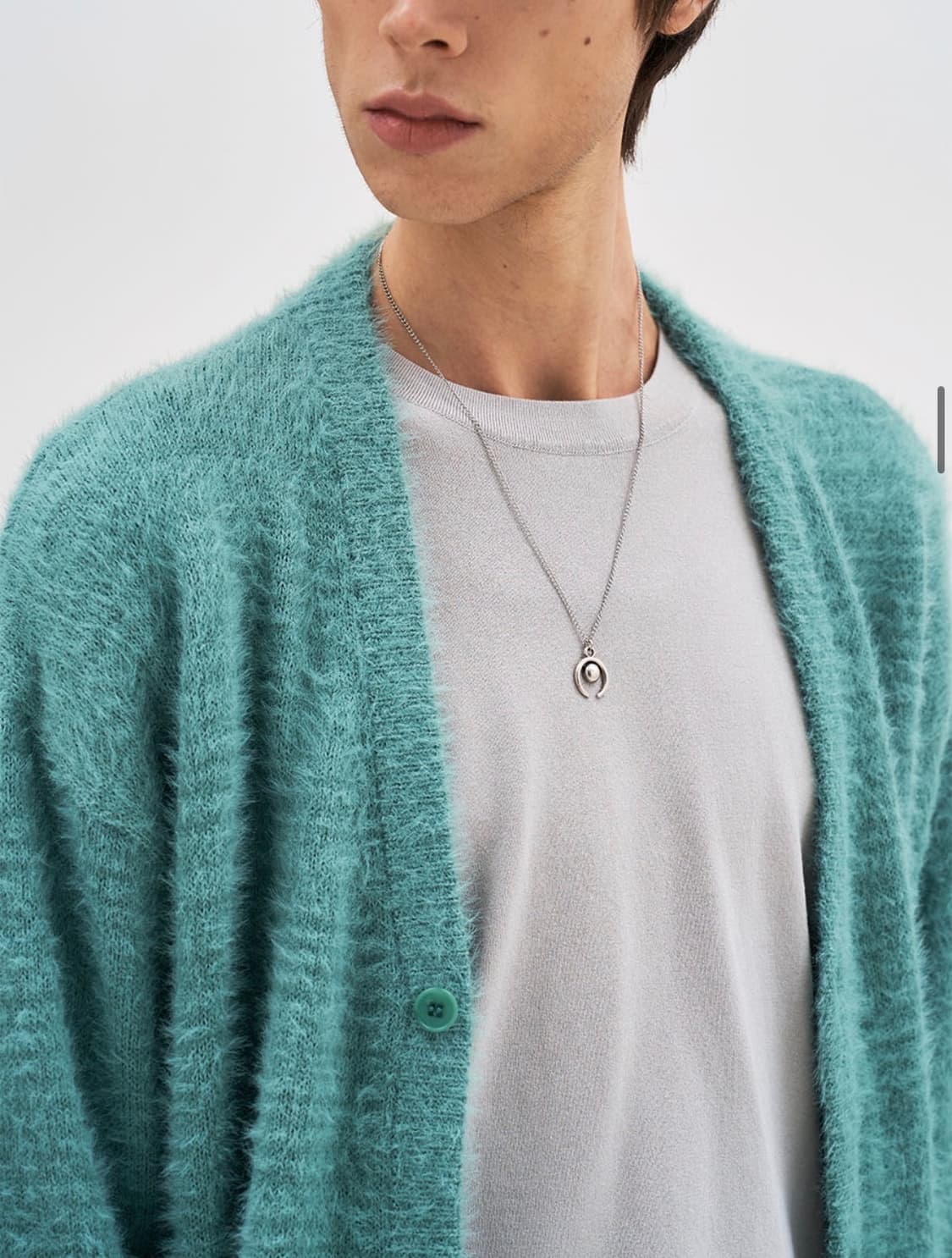 도프제이슨 노마드 헤어리 가디건 MINT 상품이미지2