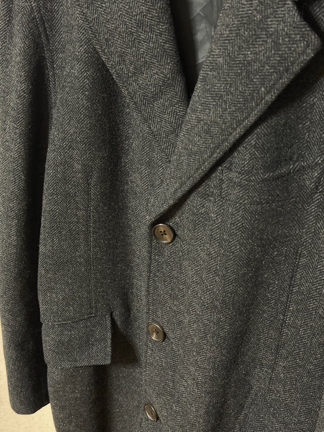 킨록앤더슨 헤링본 울 코트 상품이미지4