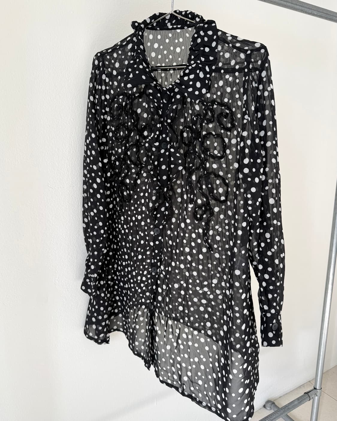 Evercube 도트 레이어드 원피스 상품이미지4