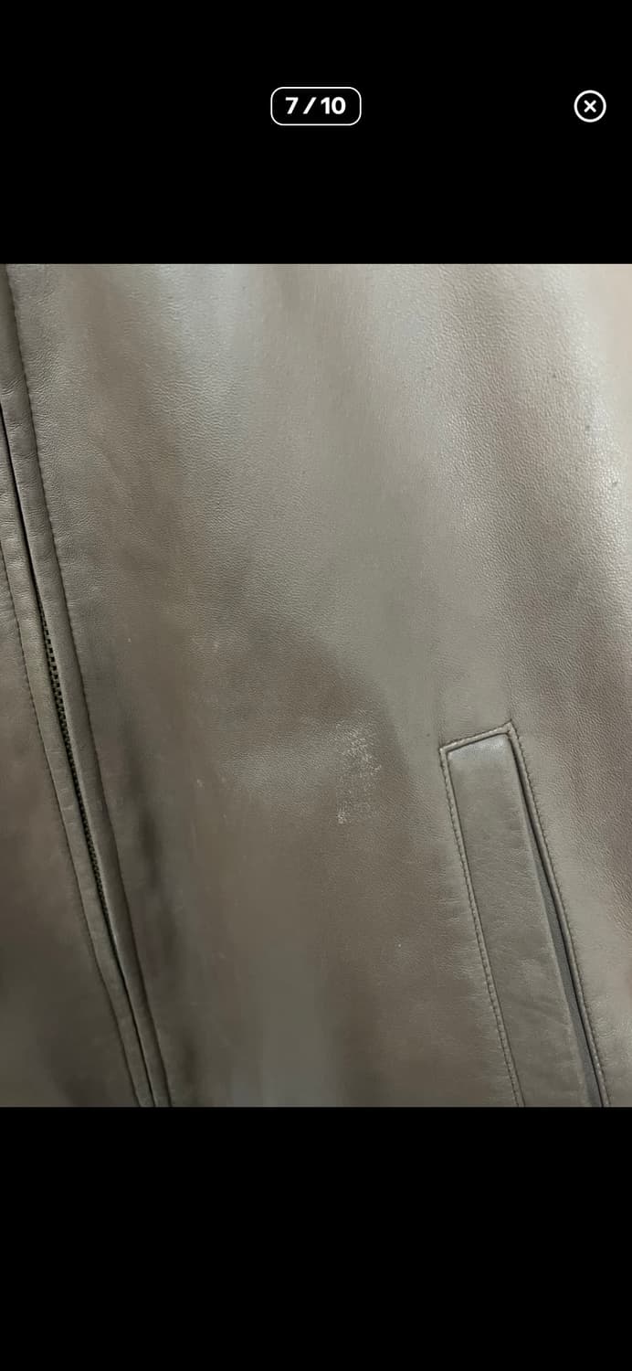 폴로 랄프로렌 브라운 레더자켓 A3790 상품이미지7