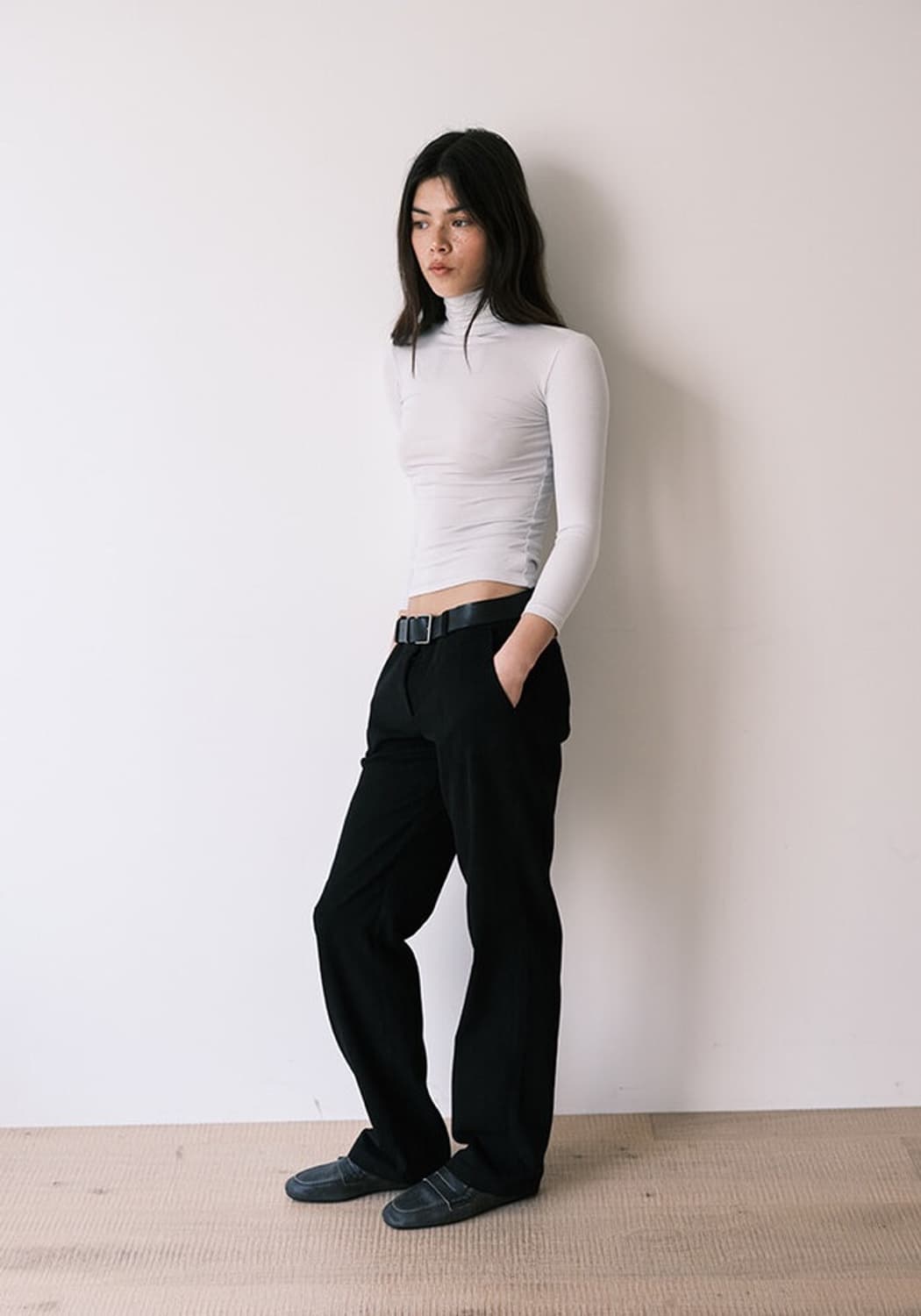 모링가 moringa CLASSIC STRAIGHT PANTS BLAC 상품이미지2