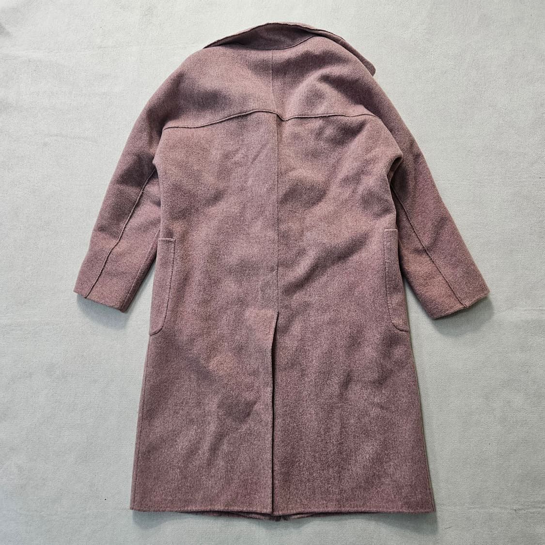 55 보브 여성 핑크 모헤어 코트 0407Y 상품이미지2
