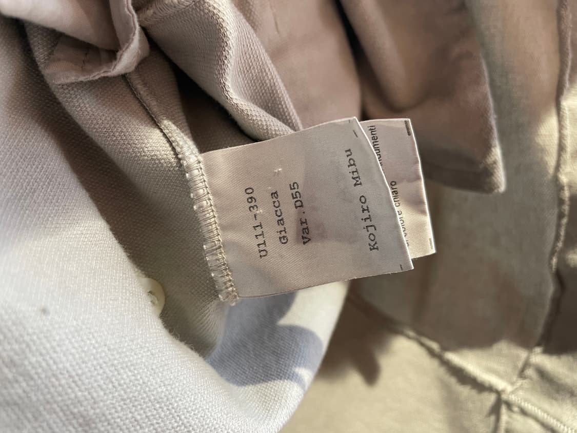 요시 후나바시 스탠드 카라 코튼 자켓 상품이미지7