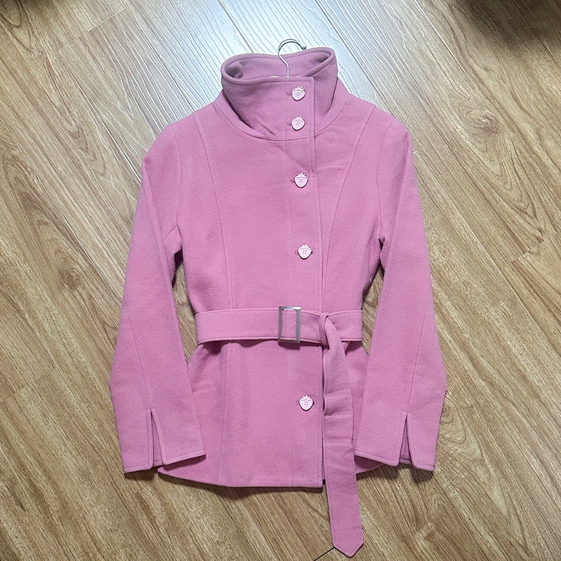 빈티지 벨트 코트 히메갸루 로걀 달천깔 라떼 페어리 공겜여주 모리거 고스 상품이미지1