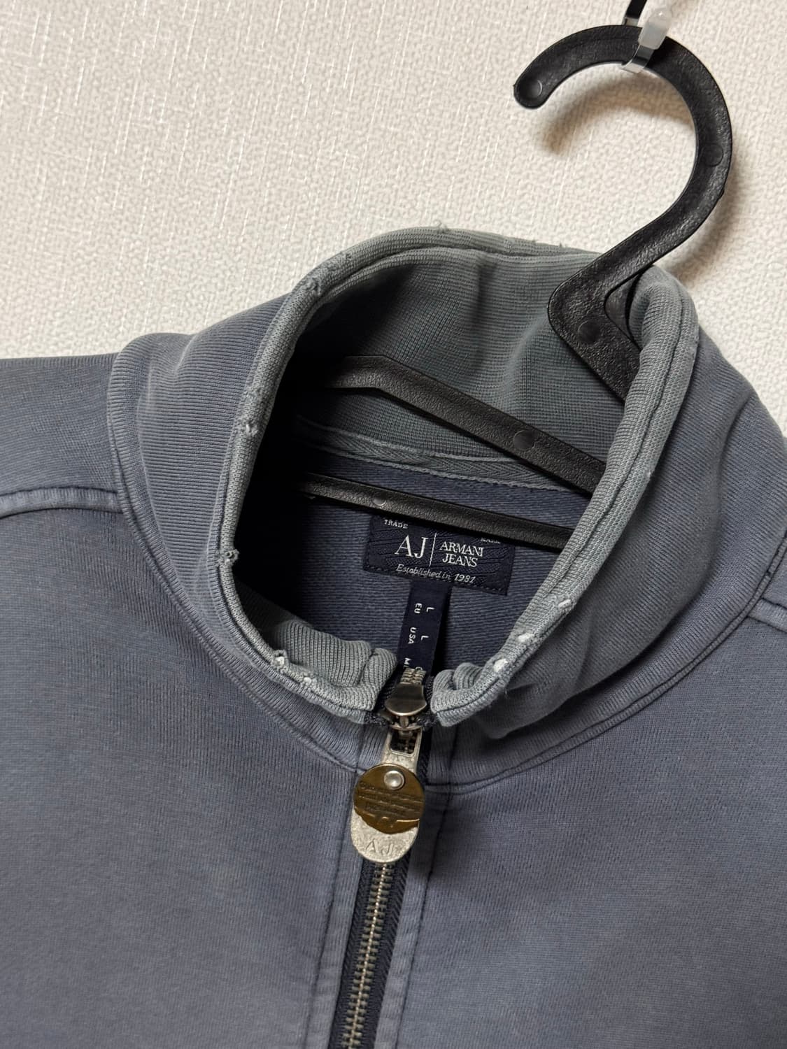 아르마니 진스 데미지 투웨이 코튼 자켓 상품이미지5