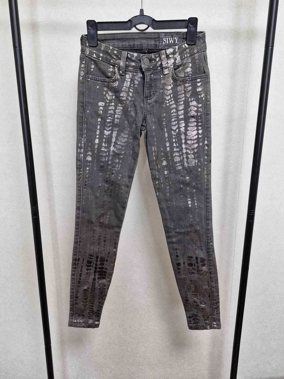 [23] SIWY 씨위 실버코팅 스키니 데님진 상품이미지1