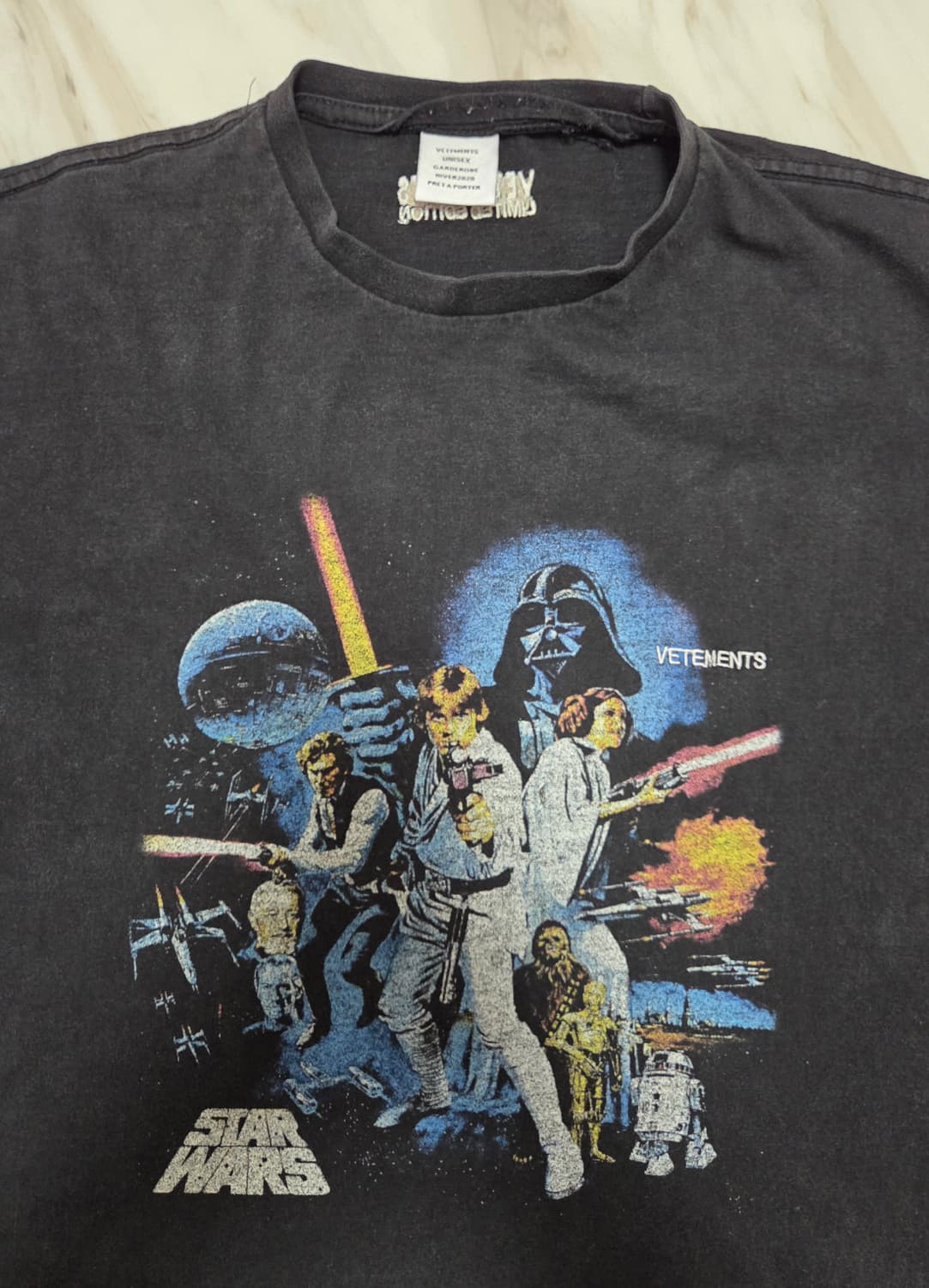 베트멍 스타워즈 그래픽 반팔 티셔츠 상품이미지4