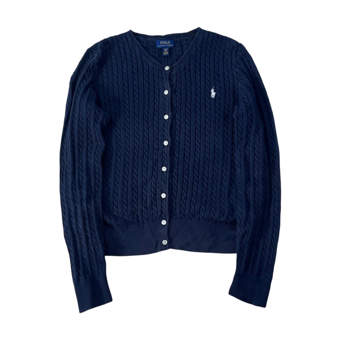 W 90 폴로랄프로렌 꽈배기 가디건 상품이미지1