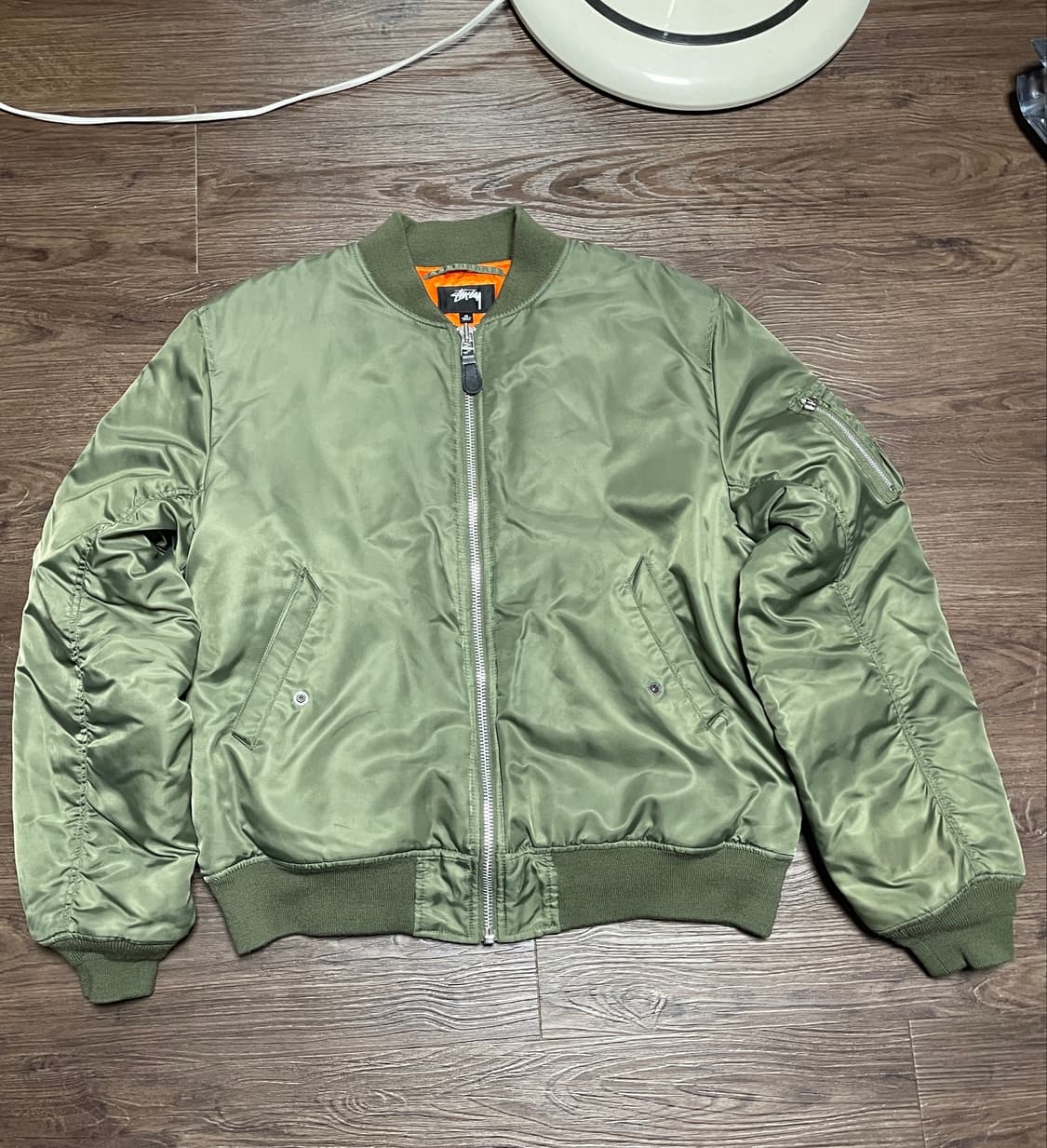 스투시 x CDG MA-1 자켓 올리브 상품이미지2