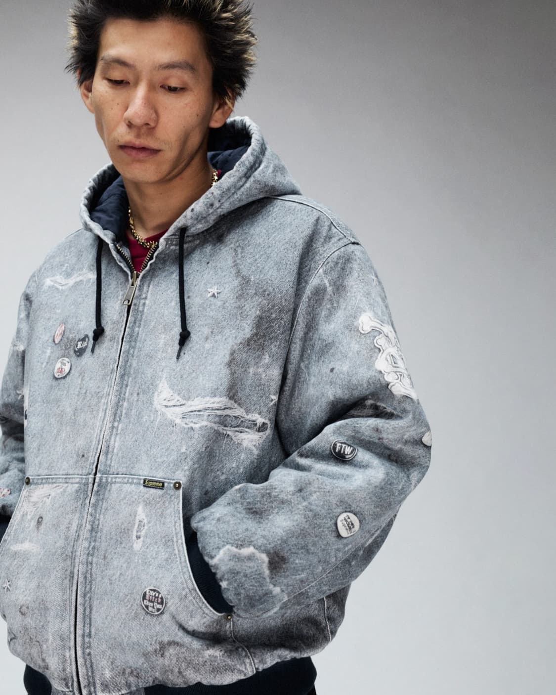 슈프림 24FW 트롱프 뢰유 후드 워크 자켓 상품이미지4