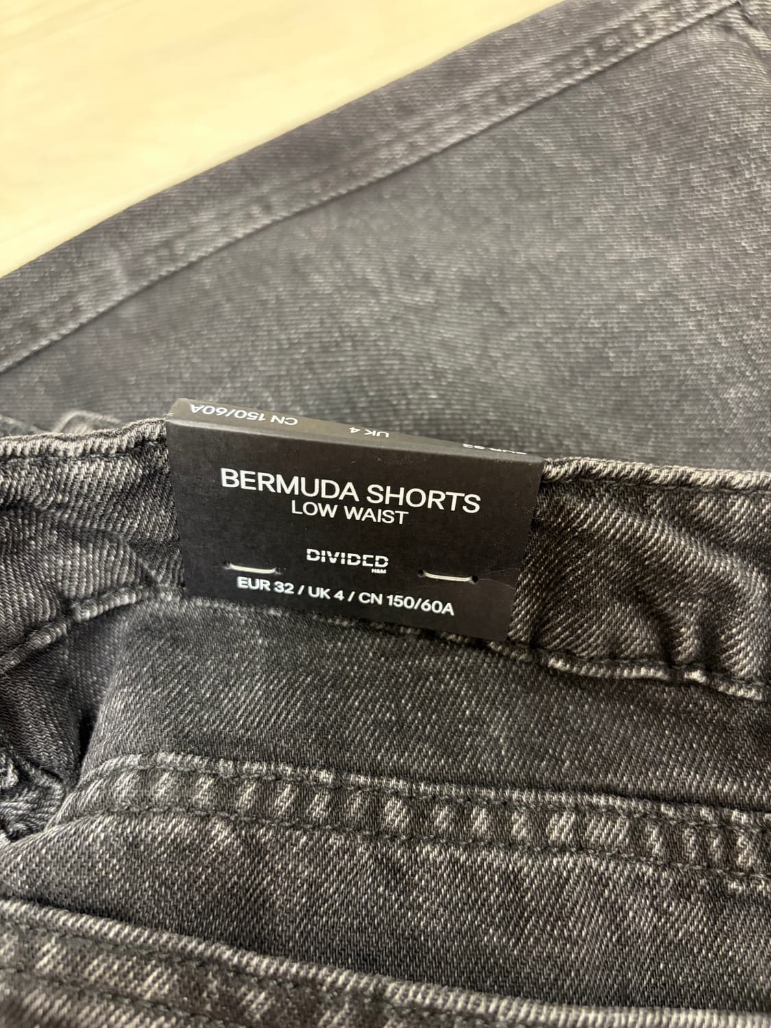 H&M 흑청 반바지 버뮤다팬츠 상품이미지5