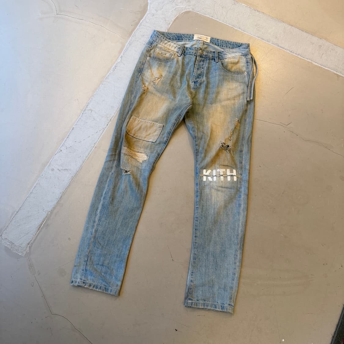 키스 바릭 데님 팬츠 상품이미지2