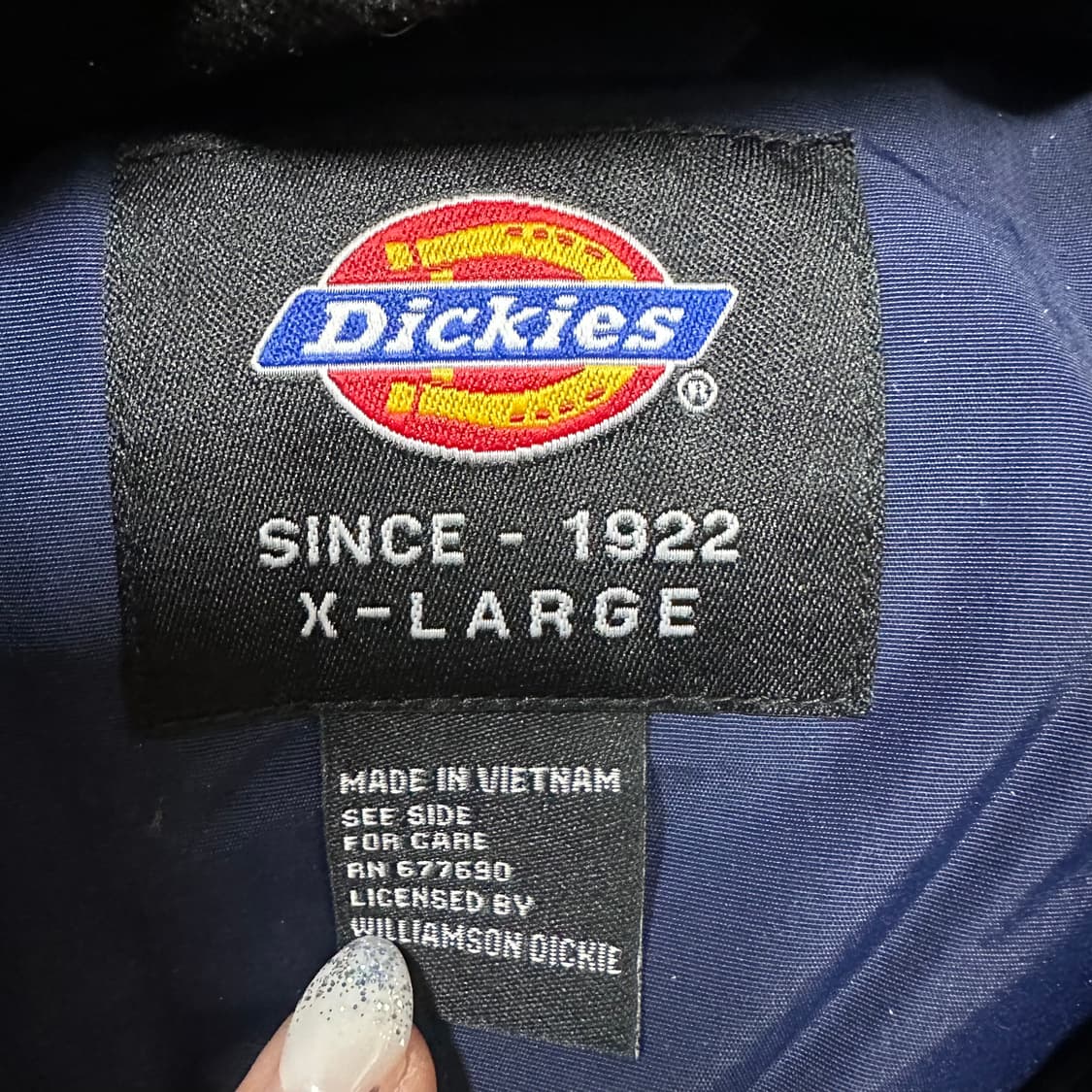 ✨ (바배) 디키즈 네이비 패딩 점퍼 상품이미지3