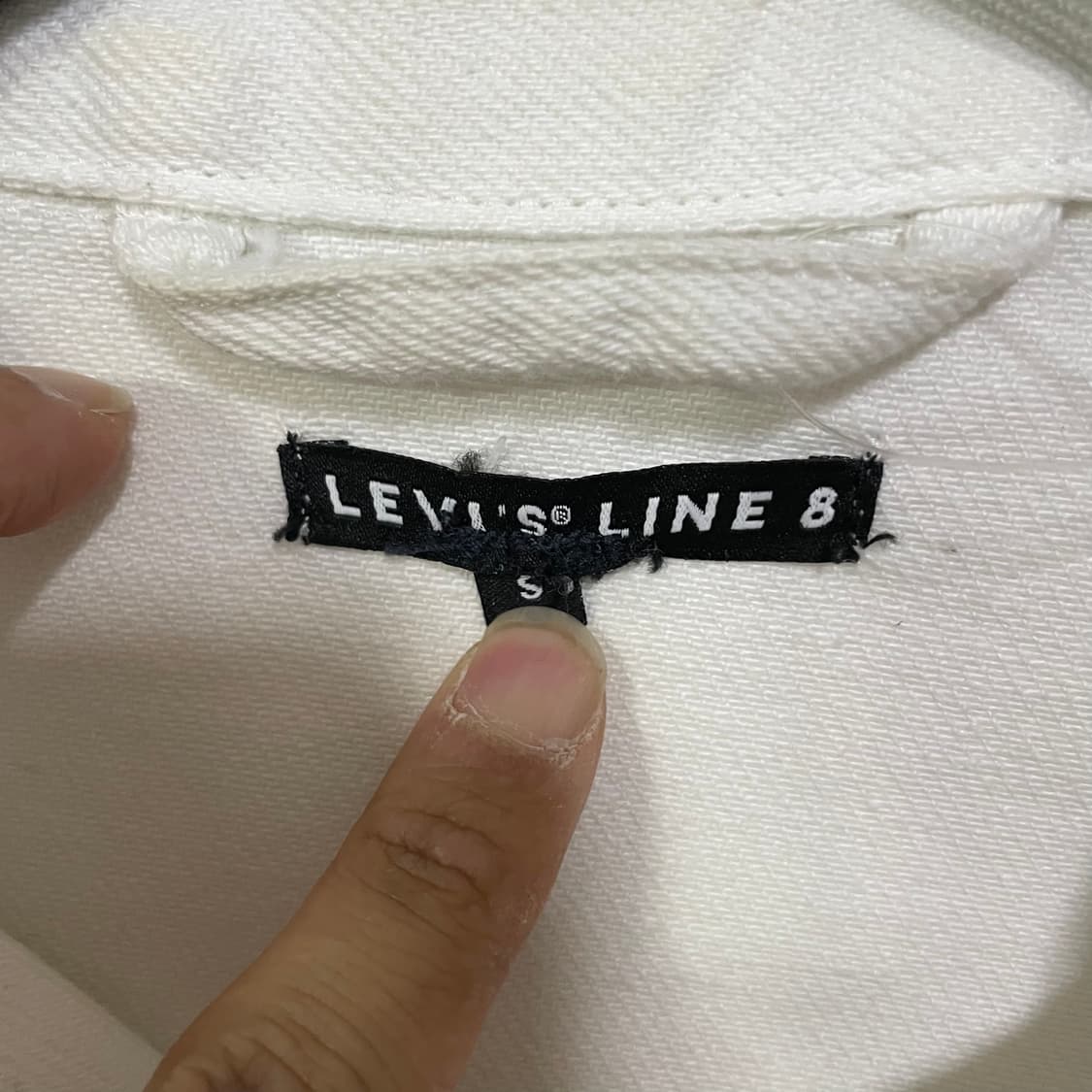 리바이스 화이트 셔츠 상품이미지4