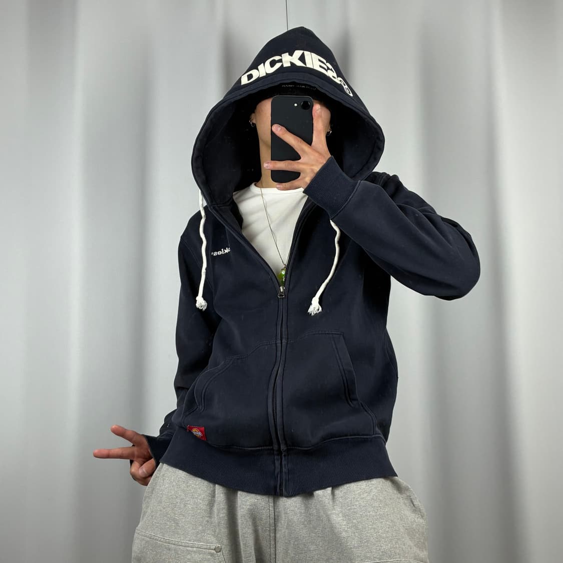 <디키즈 헤드 로고 후드집업> No.1490 상품이미지2