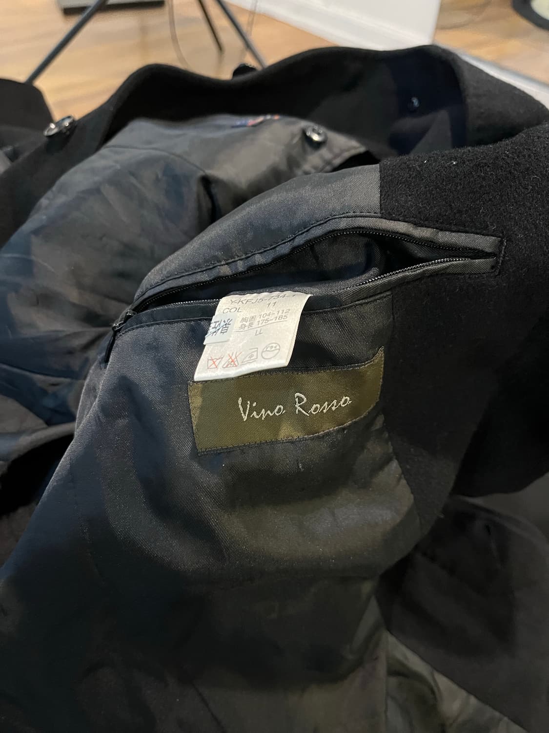 Vintage 보라색 도트 포인트 하프 코트 상품이미지6