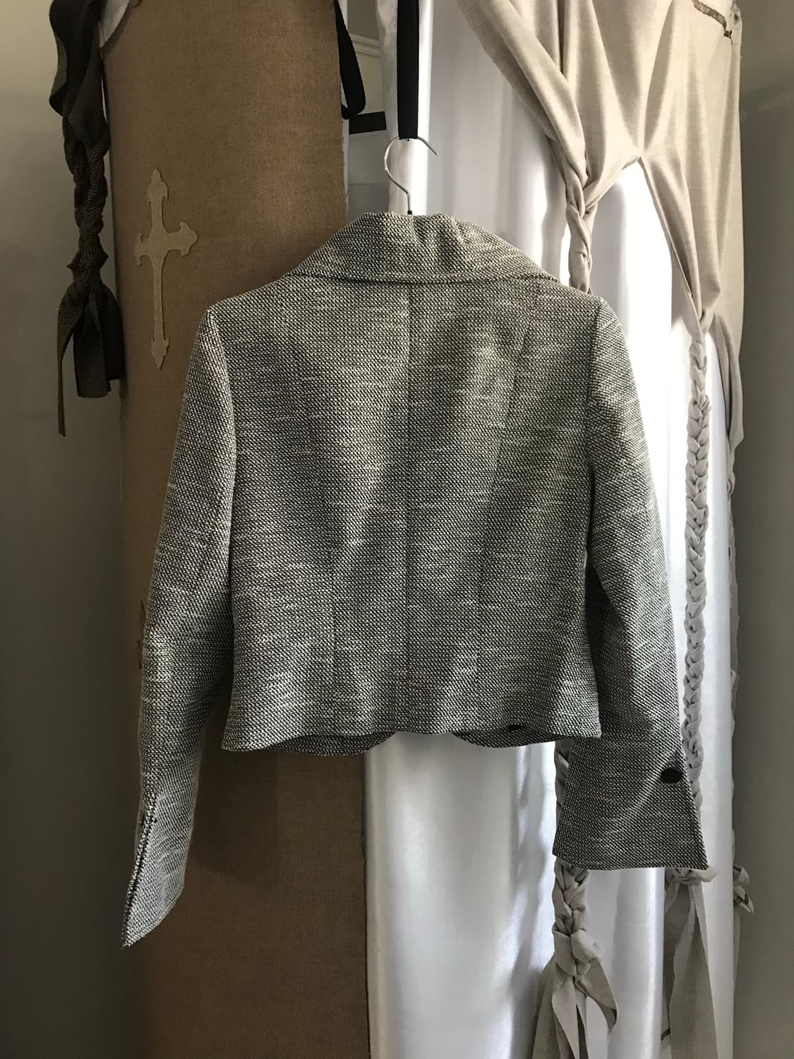 vintage grey short jacket 상품이미지6