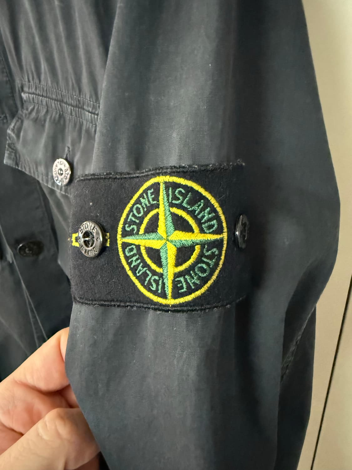 스톤아일랜드 워싱 오버셔츠 L 상품이미지2