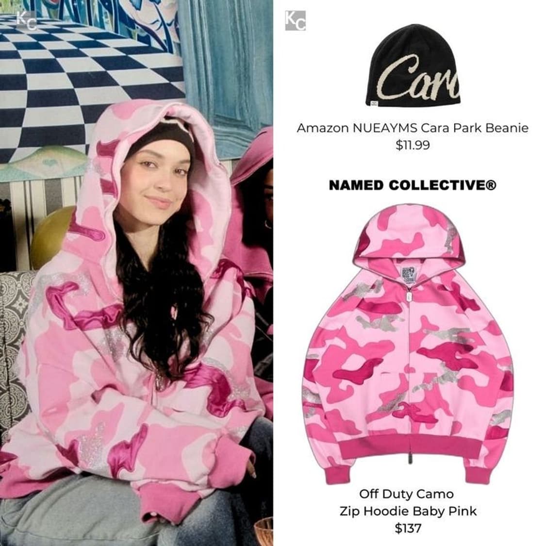 (사진O)네임드콜렉티브 오프 듀티 카모 후드집업 차콜 상품이미지6