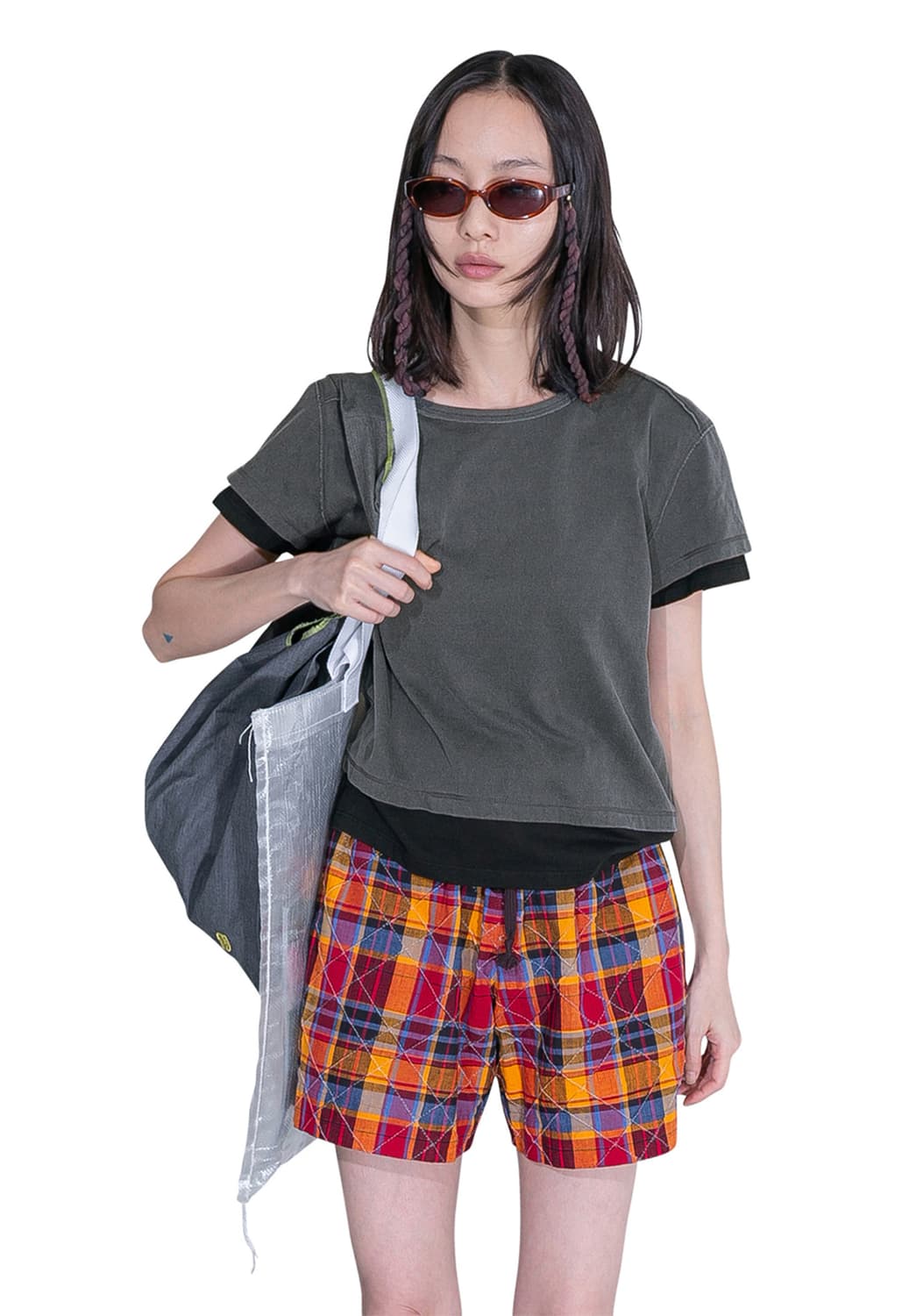 PERVERZE DOUBLE LAYERED TEE, BLACK 상품이미지3