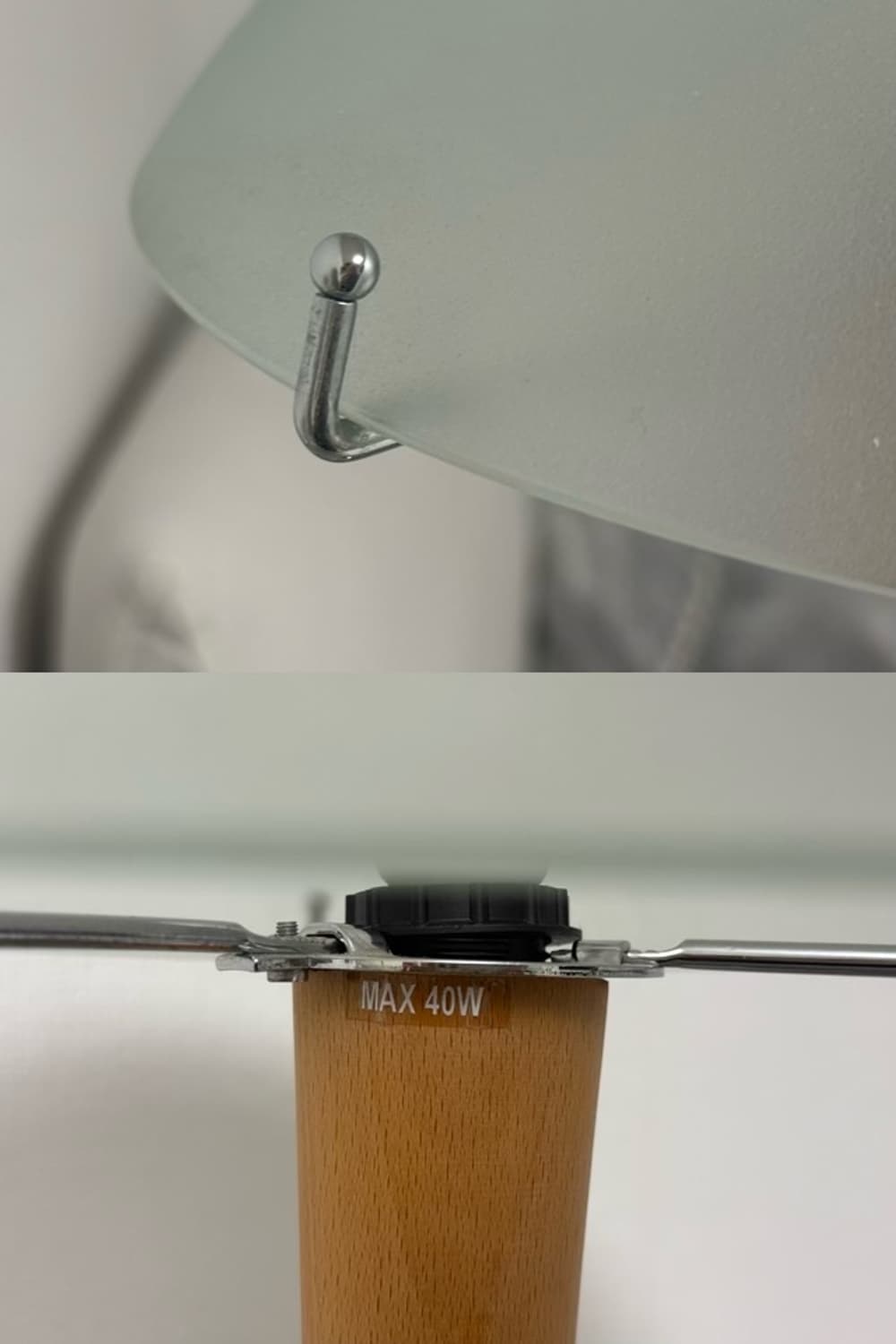 빈티지 이케아 크빈톨(KVINTOL) 우드 탁상 조명 상품이미지7