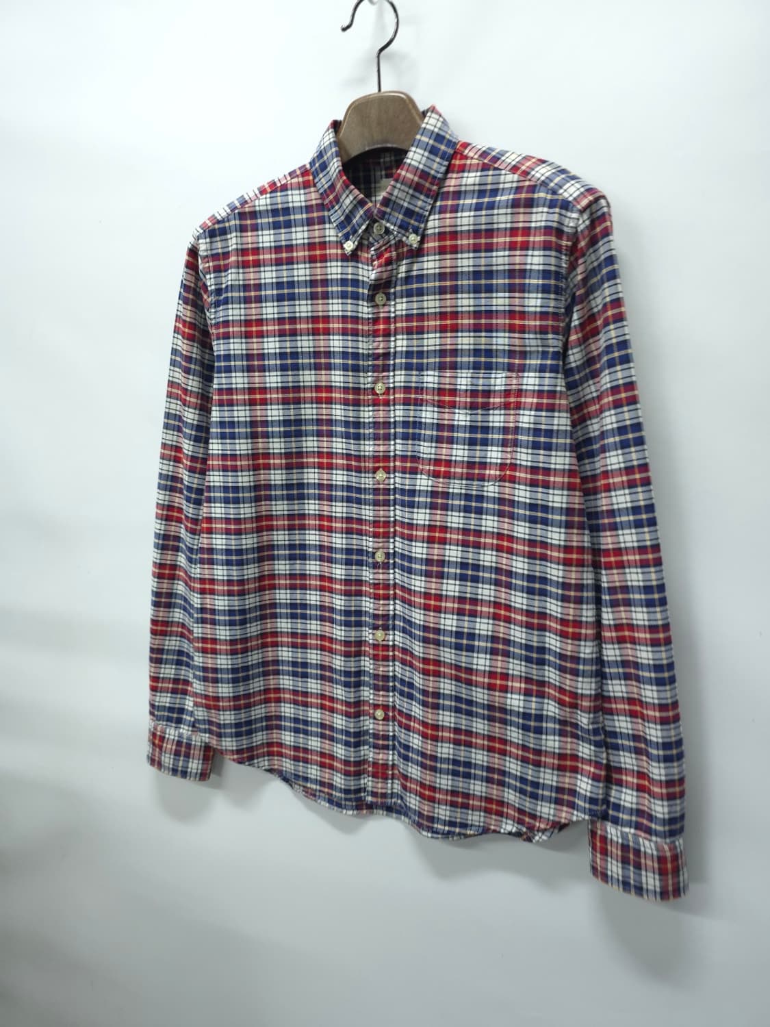 갭 정통 체크 버튼다운 셔츠 (100) 상품이미지2