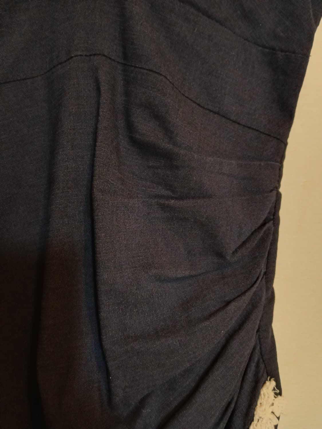 나롱쥐 원피스 셔링 홀복 섹시 레이스 캡 드레스 클럽 파티 데이트 하객룩 상품이미지3