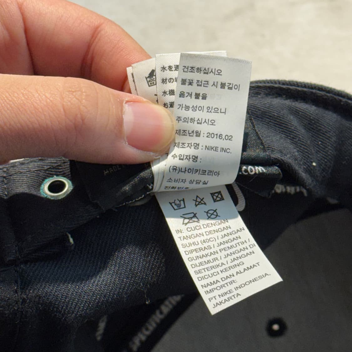 나이키 브라질 레더스트랩 스냅백 블랙 (OS) 상품이미지9