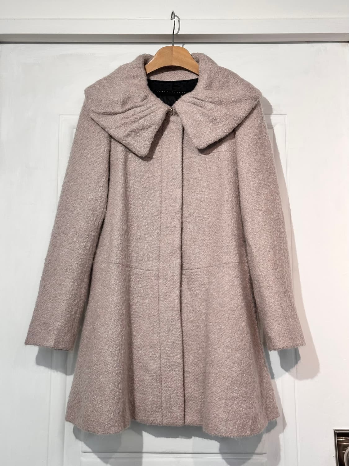 베이비핑크 리본 코트 상품이미지6