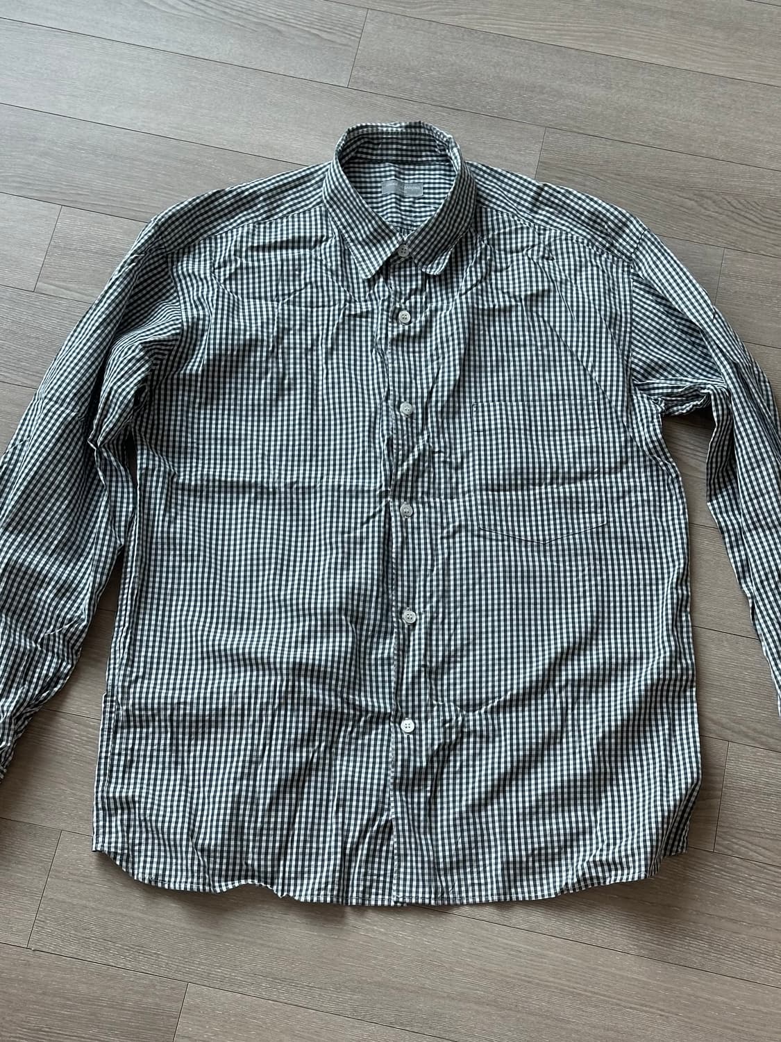 (OS) 꼼데가르송 옴므 다나카기 깅엄 체크 셔츠 상품이미지1