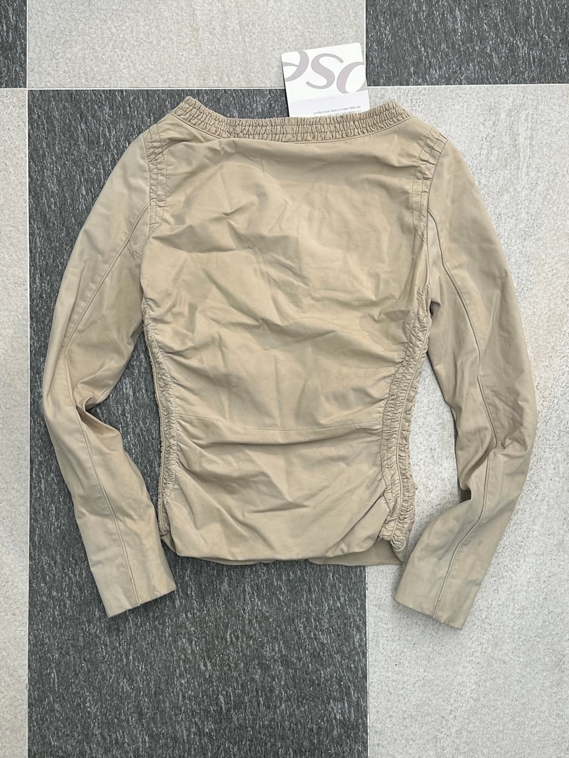 구찌 톰포드 00s 렘스킨 셔링 자켓  상품이미지2