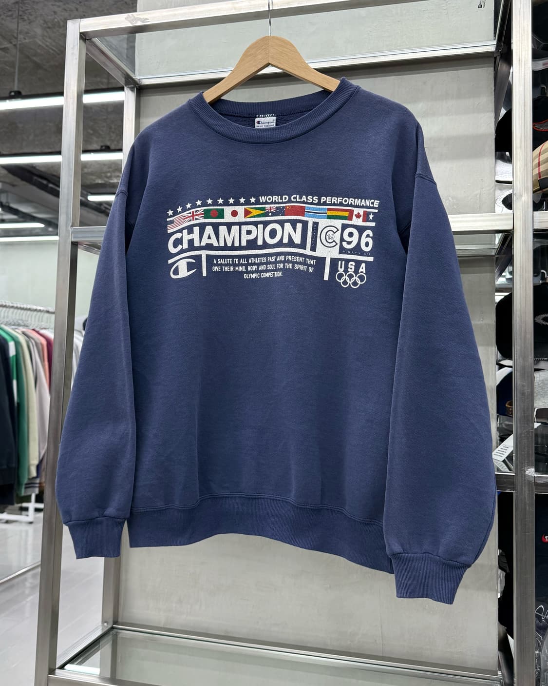 챔피온 USA 1996 애틀란타 올림픽 스웻 셔츠 맨투맨 상품이미지2