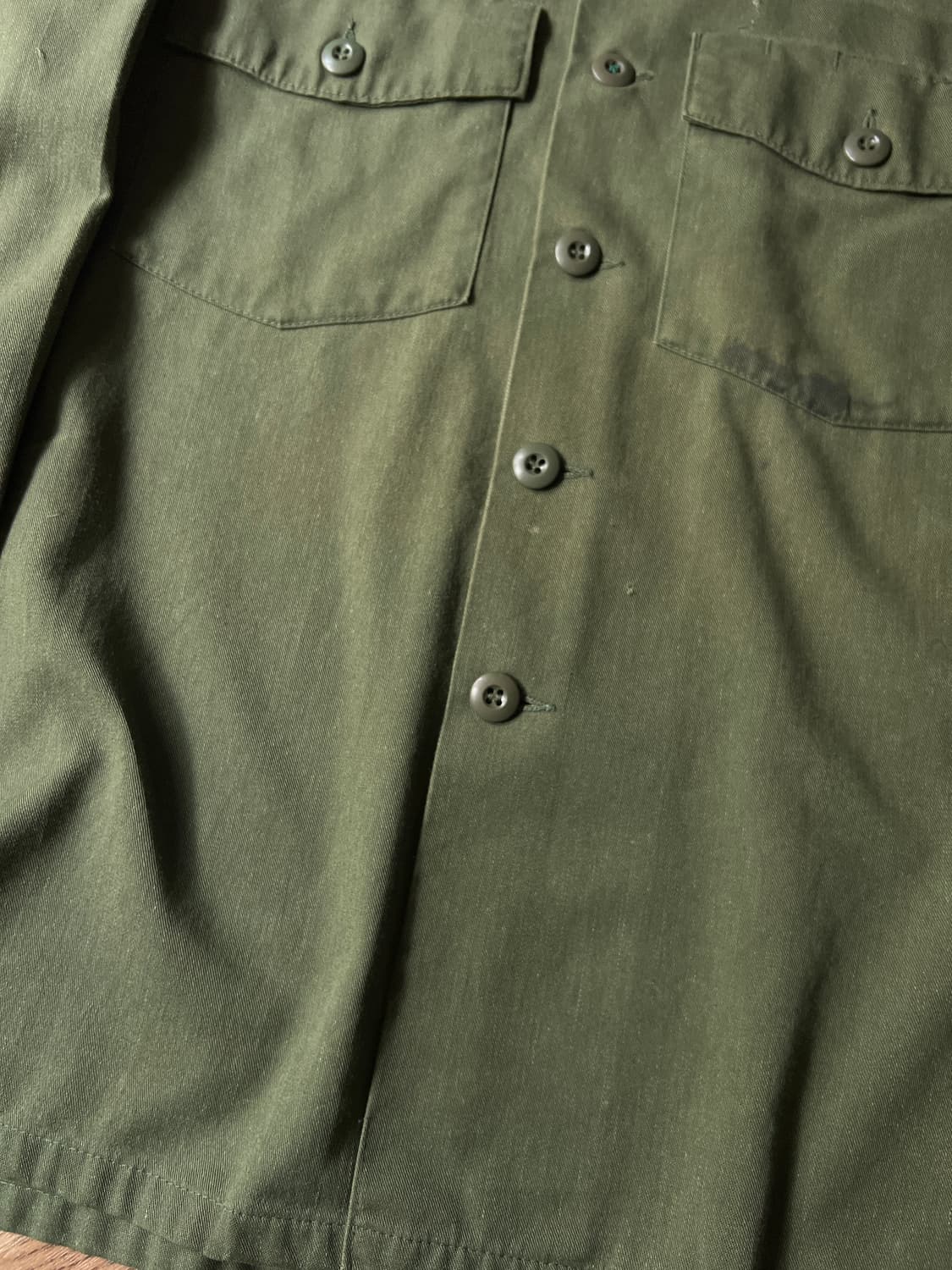 [M]80's 오리지널 U.S ARMY OG-507 셔츠 상품이미지4