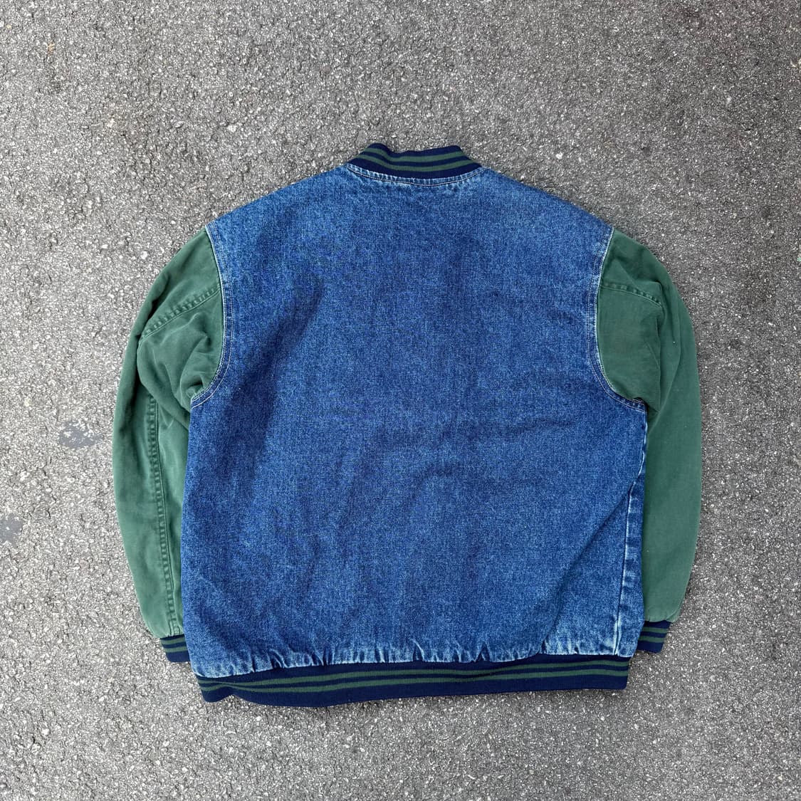 베이스볼 자켓 그린 상품이미지2