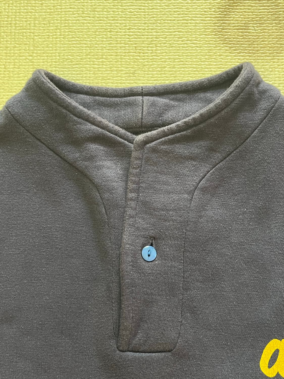 DUBBLE WORKS HALF BUTTON UP SWEAT SHIRTS 상품이미지5