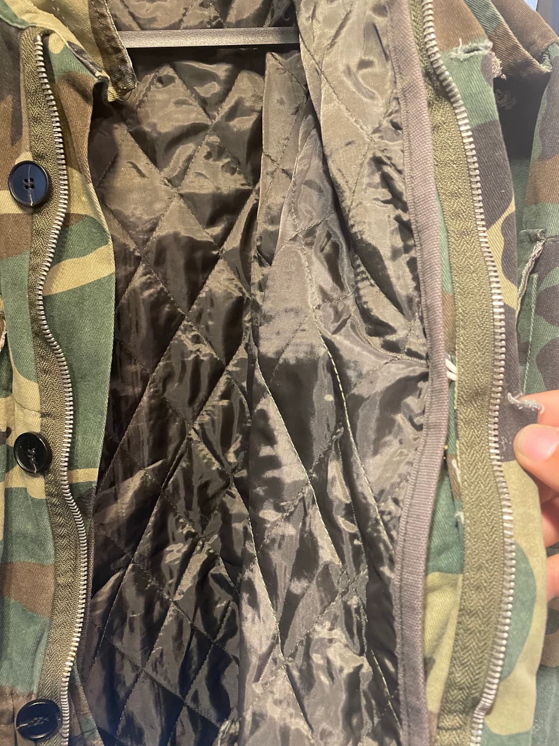 립합 밀리터리 여성 가슴50 기장70 상품이미지7