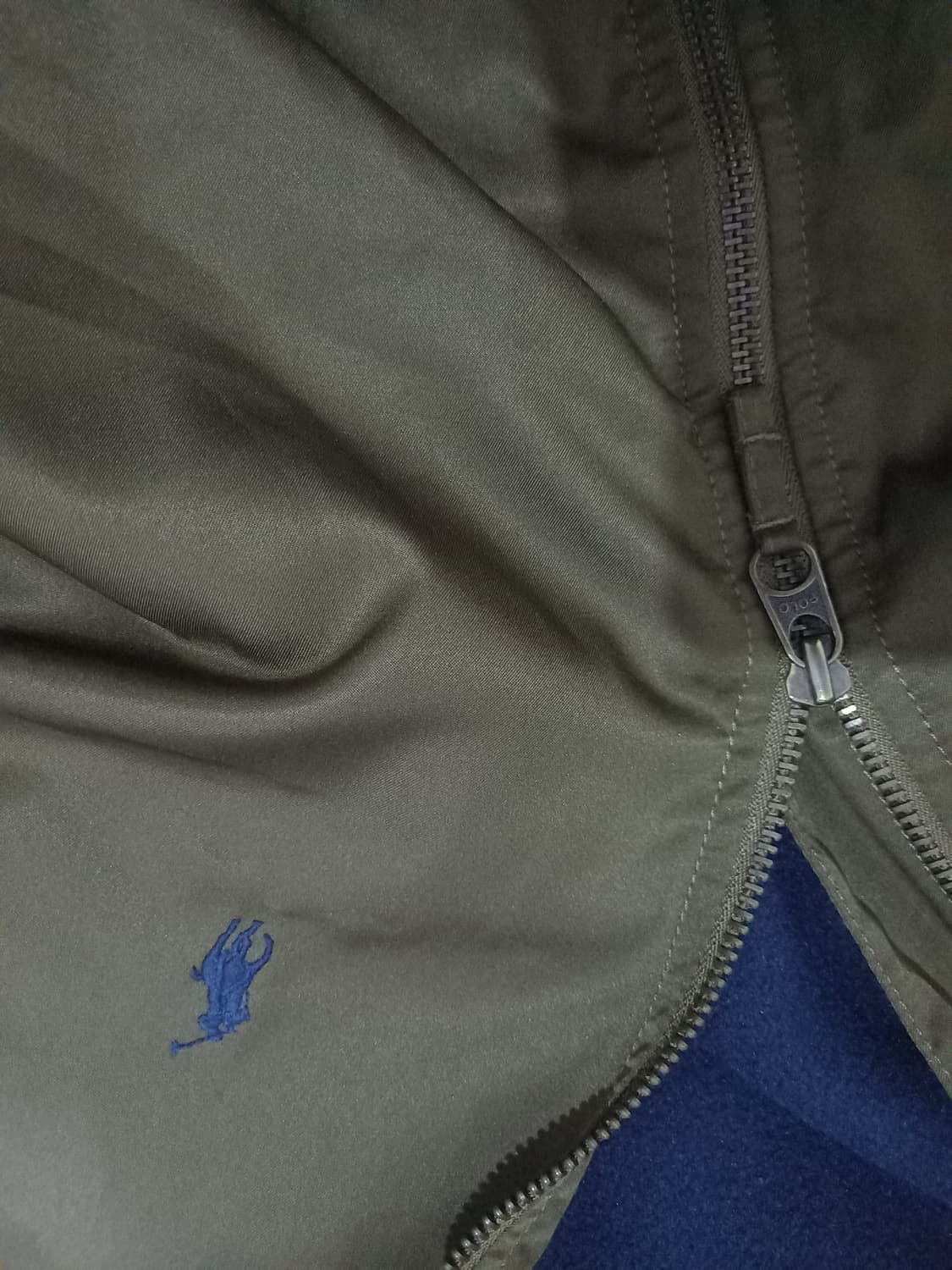 폴로 페리자켓 카키 블루종 기모 점퍼 90~95 상품이미지3