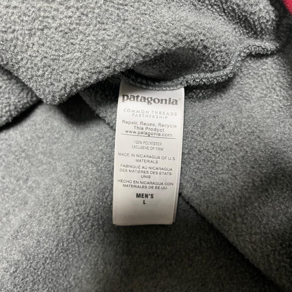 파타고니아 신칠라 네이비/니켈 레드 상품이미지4