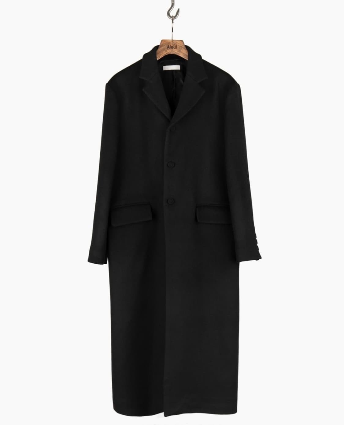 [48] 아이엘 클래식 코트 블랙 상품이미지1